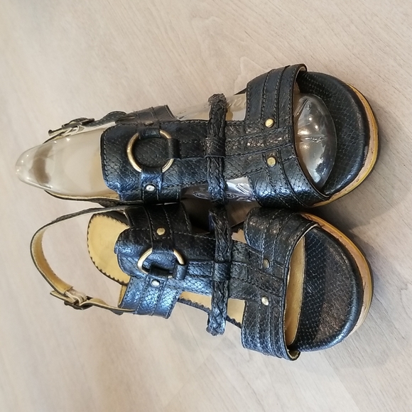 EUC Bussola Marseille T Wedge Snake Coal - Picture 3 of 12